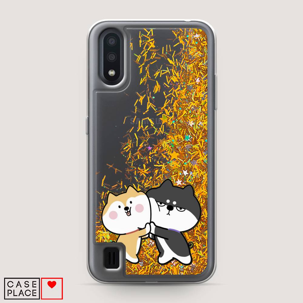 

Чехол Awog на Samsung Galaxy A01 "Обнимашки акита", Разноцветный, 29590-1