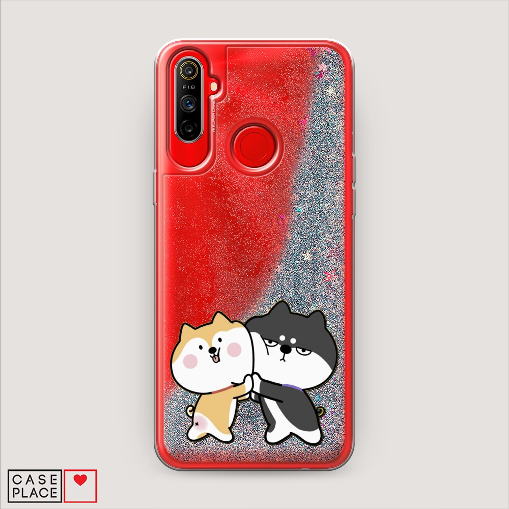 

Чехол Awog на Realme C3 "Обнимашки акита", Разноцветный, 253091-1