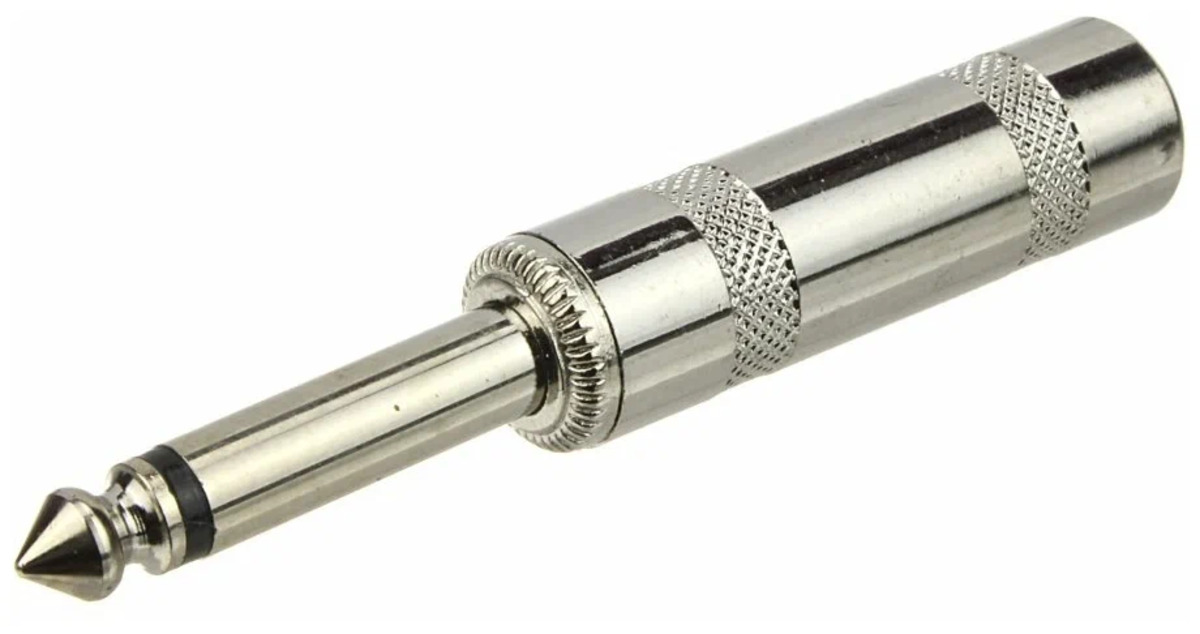 

Разъем Jack (Mono) Invotone J160, Серый, J160