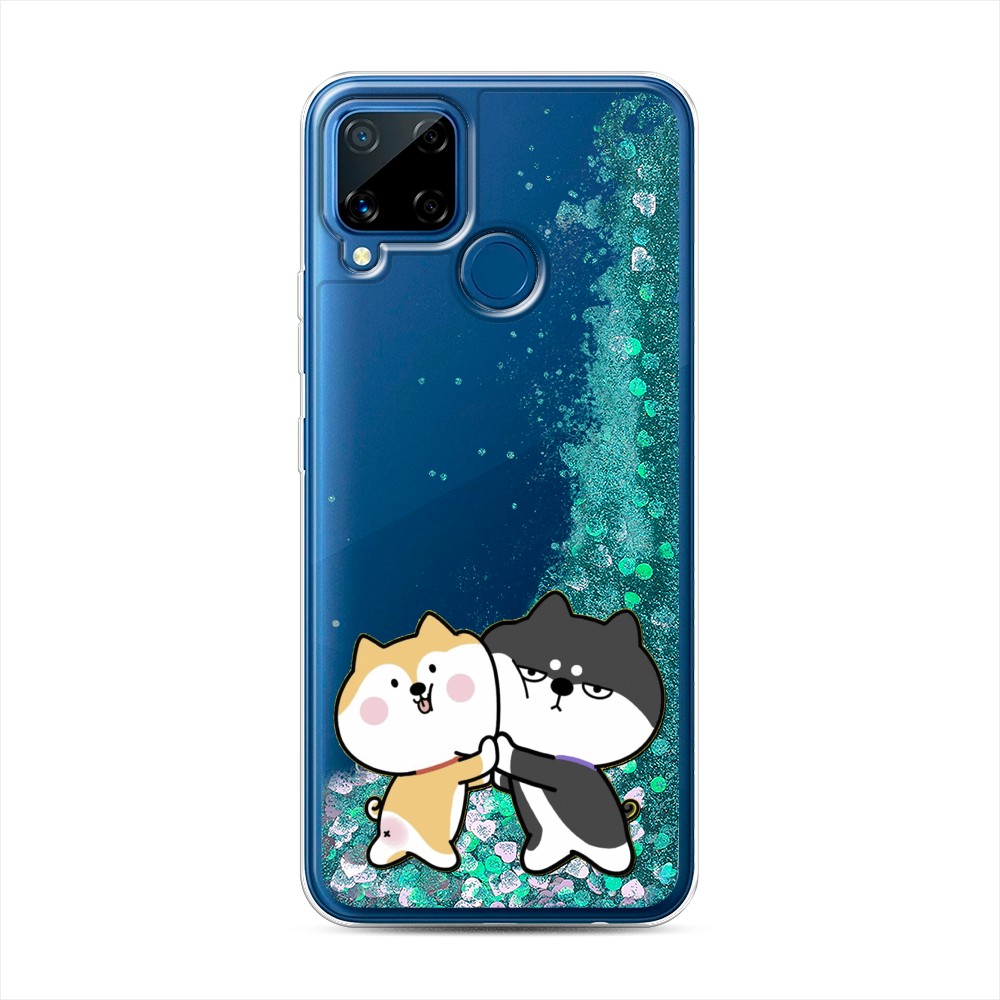 

Чехол Awog на Realme C15 "Обнимашки акита", 255095-1