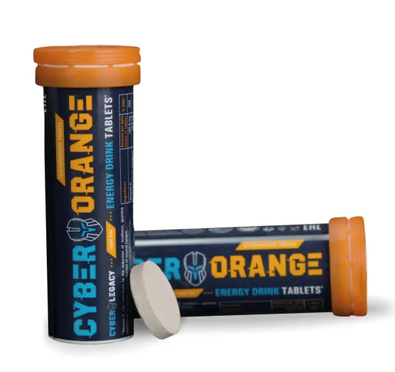 

Энергетик спортивный CyberOrange COFFEECELL шипучие витамины туба 10 шт по 4г
