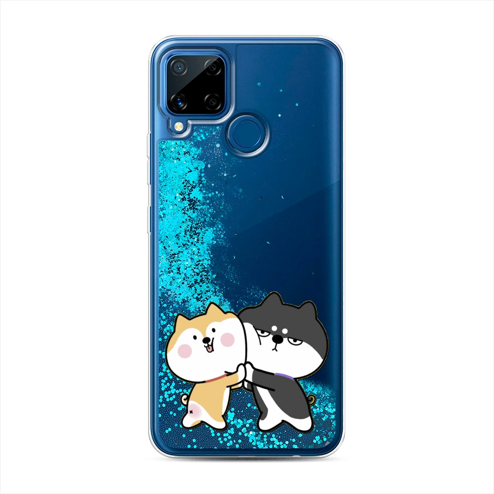 

Чехол Awog на Realme C15 "Обнимашки акита", Разноцветный, 255093-1