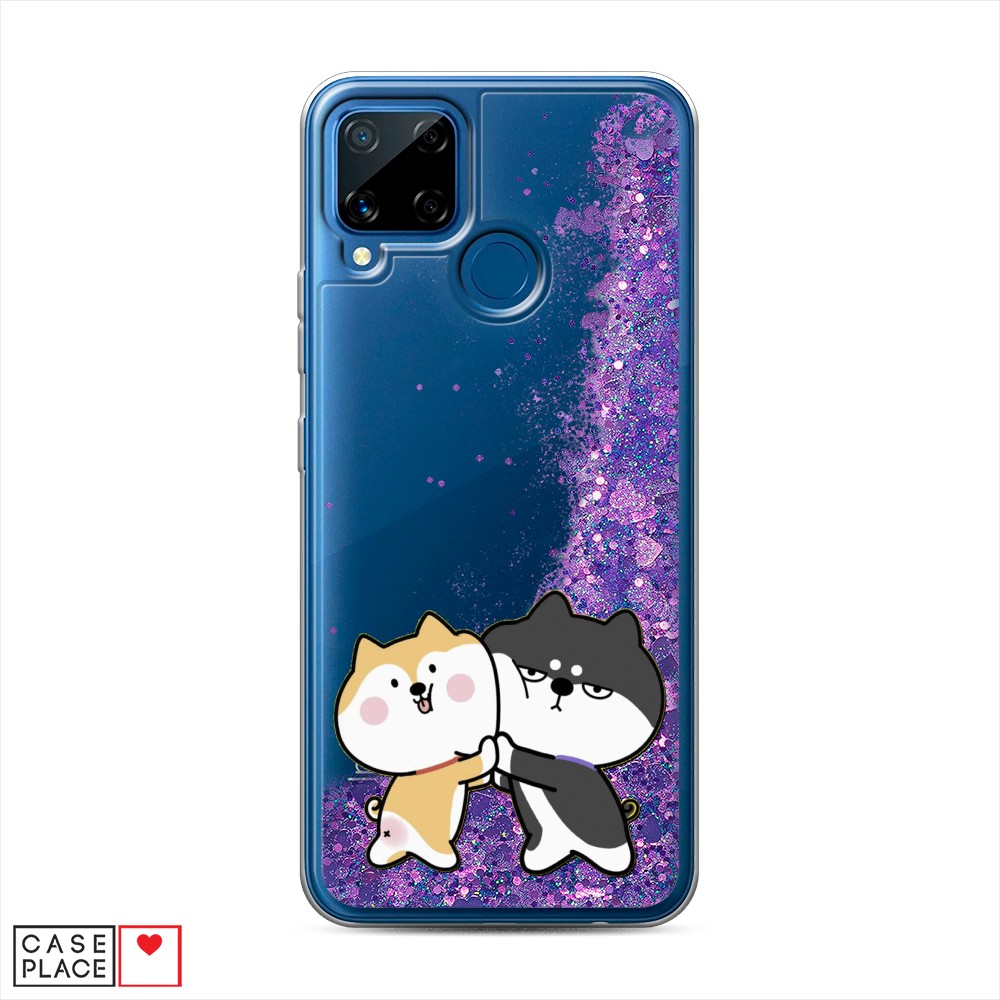 

Чехол Awog на Realme C15 "Обнимашки акита", Разноцветный, 255092-1