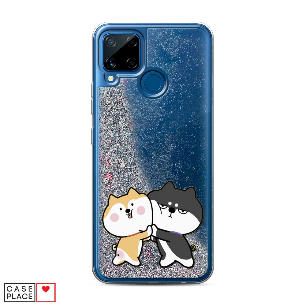 

Чехол Awog на Realme C15 "Обнимашки акита", Разноцветный, 255091-1