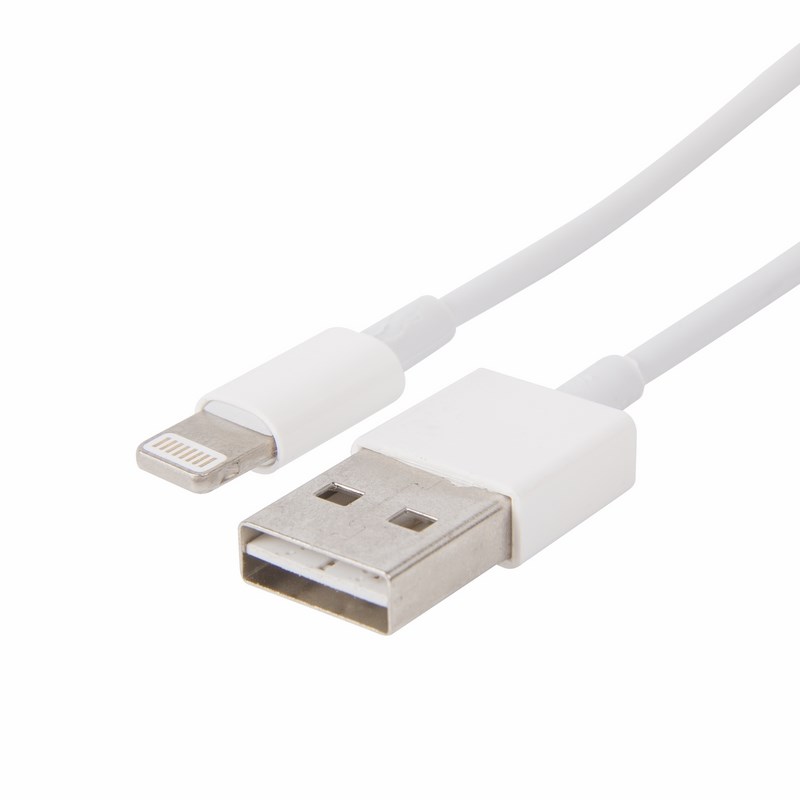 фото Кабель rexant usb для iphone 5/5s/5c/6/6+ white 18-0121