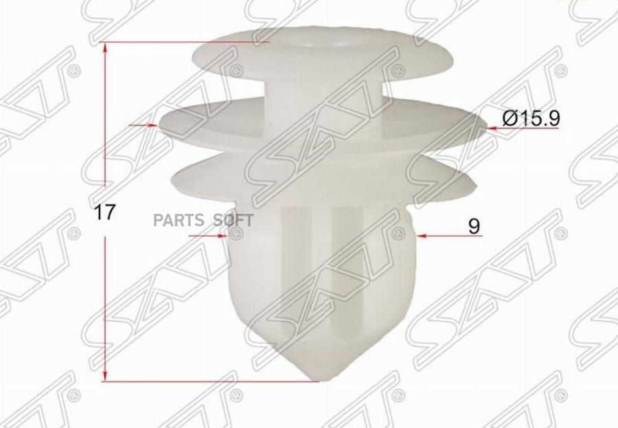 

Клипса Молдинга Кузова Toyota/Lexus/Honda (1 Шт.) SAT STKJ499