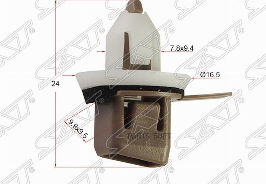 

Клипса Молдинга Кузова Toyota/Lexus (1 Шт.) SAT STM10322