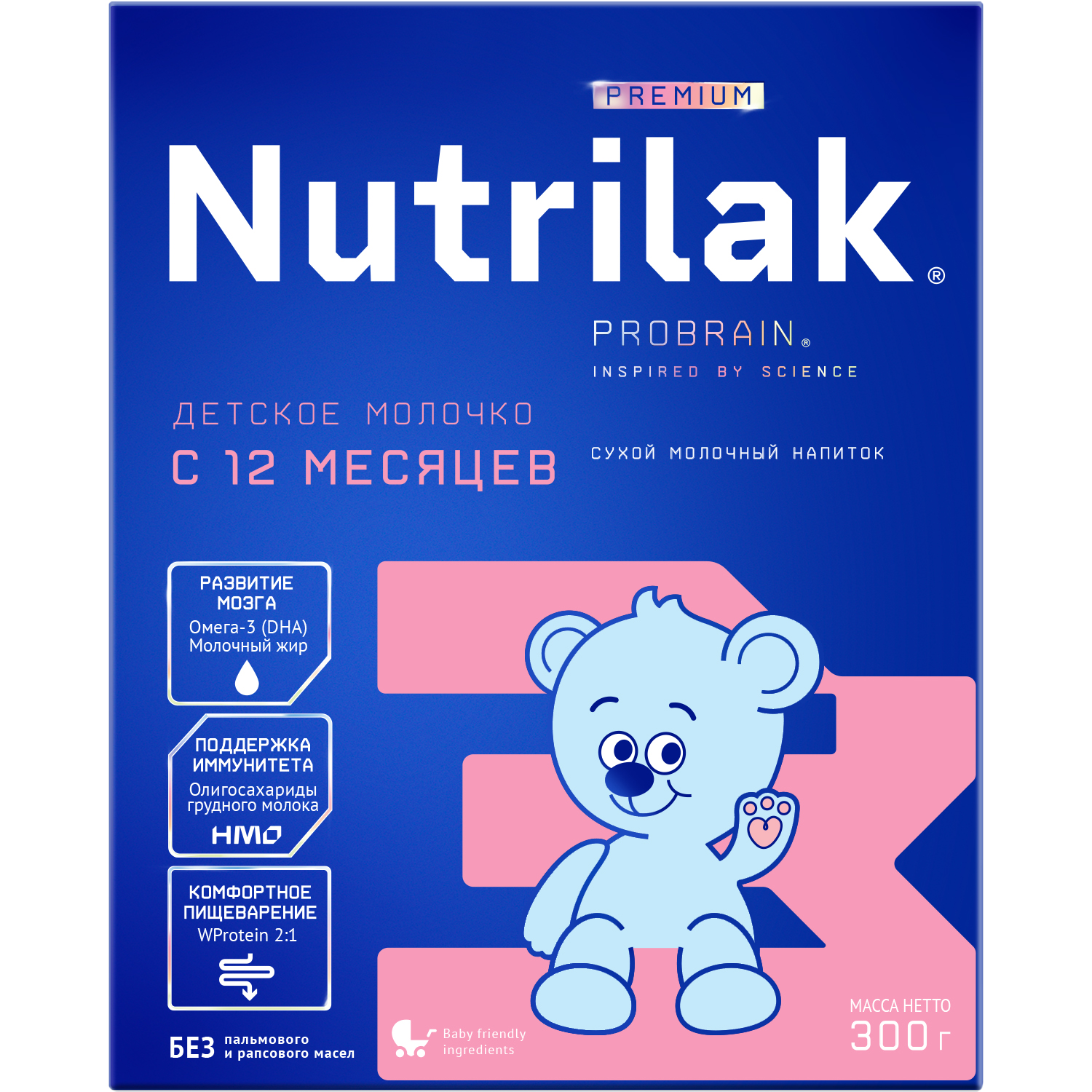 фото Молочная смесь nutrilak premium 3 от года 350 г