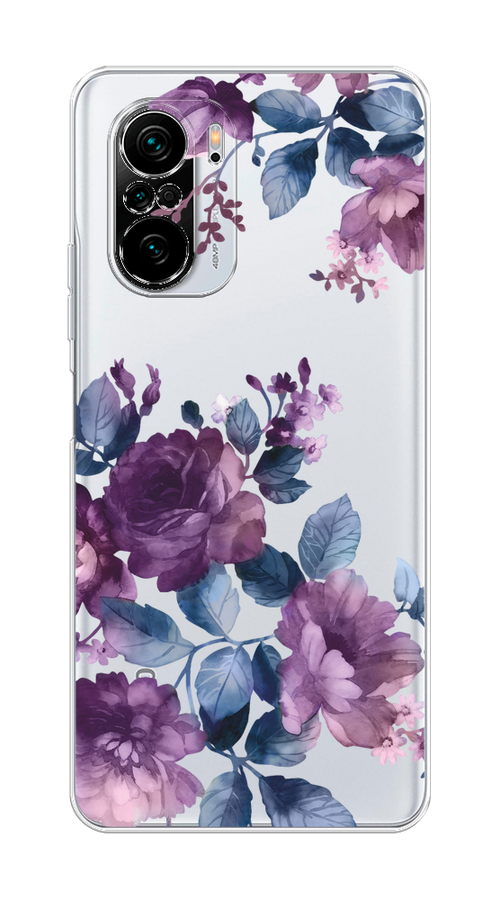 

Чехол на Poco F3, Xiaomi Redmi K40/Mi 11i "Purple Blossoms", Синий;фиолетовый, 312650-1