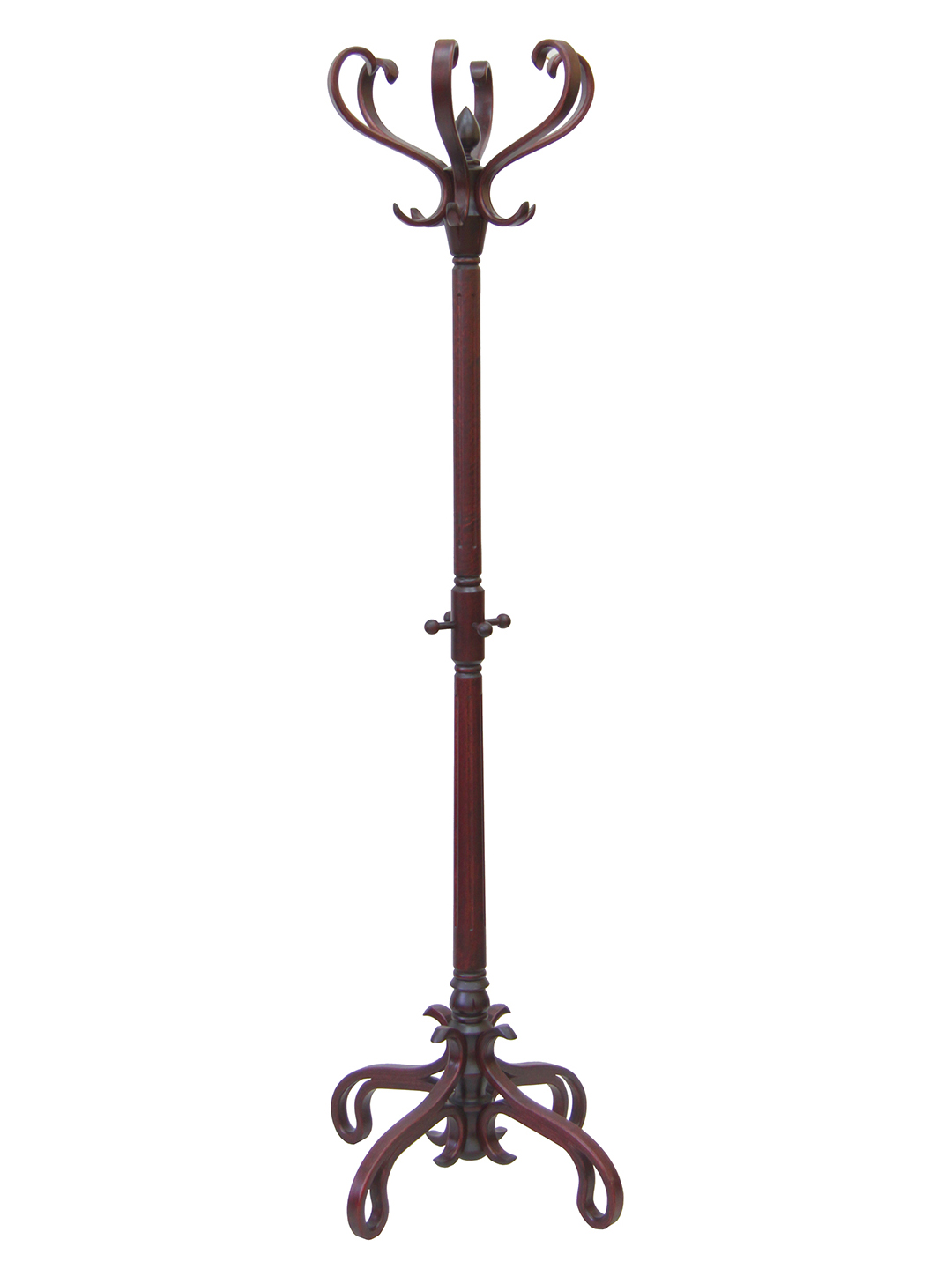 Вешалка Мебелик напольная В 4Н Махагон