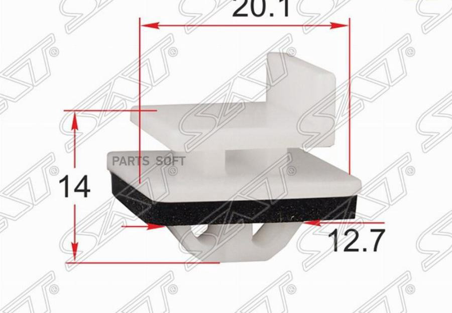 

Клипса Молдинга Кузова Honda (1 Шт.) SAT STKJ2469