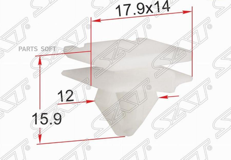 

Клипса Молдинга Кузова Gm (1 Шт.) SAT STM12297