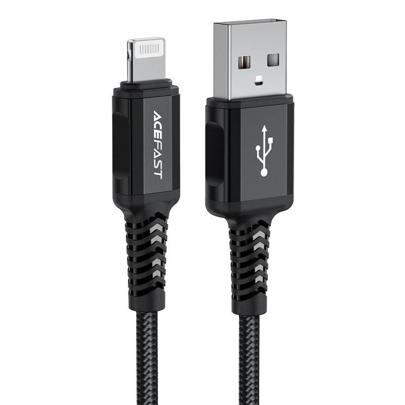 Кабель lightning - usb Acefast C4-02 1.8 м черный