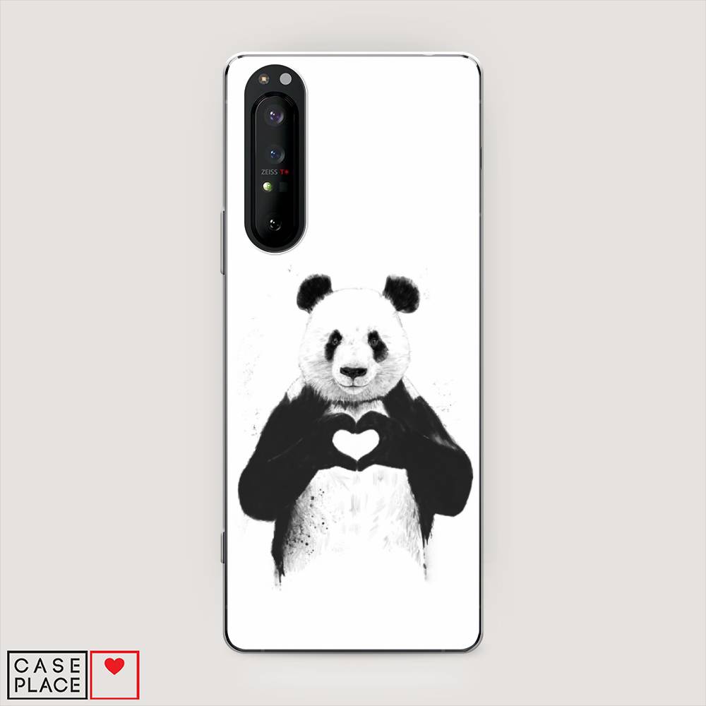 

Чехол Awog на Sony Xperia 1 II "Панда love", Разноцветный, 54550-10