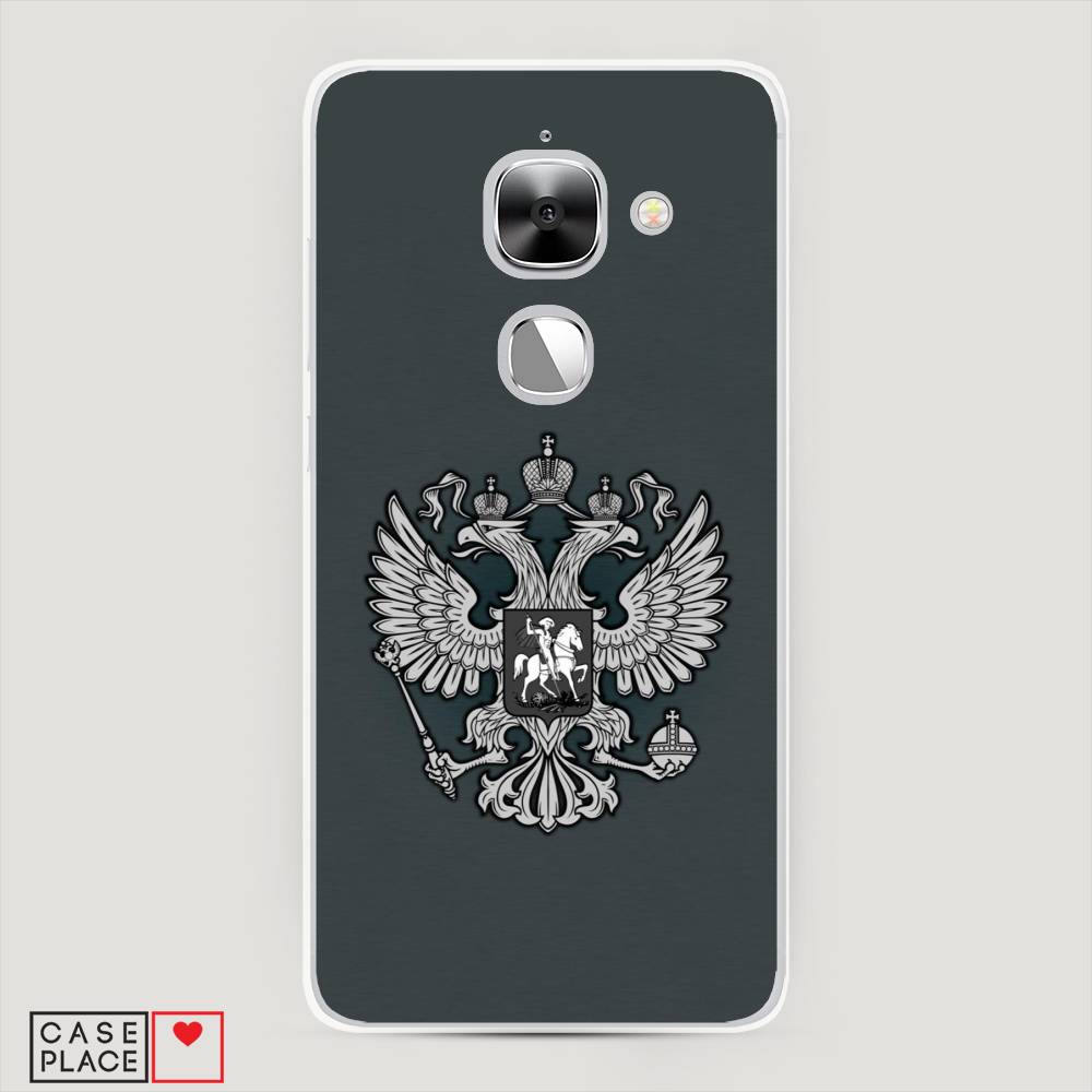 фото Чехол awog "герб россии серый" для leeco le 2/2 pro