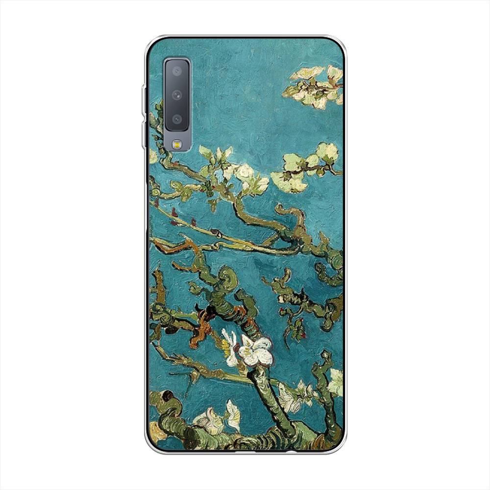 

Чехол Awog на Samsung Galaxy A7 2018 "Ван Гог", Синий;зеленый, 26750-9
