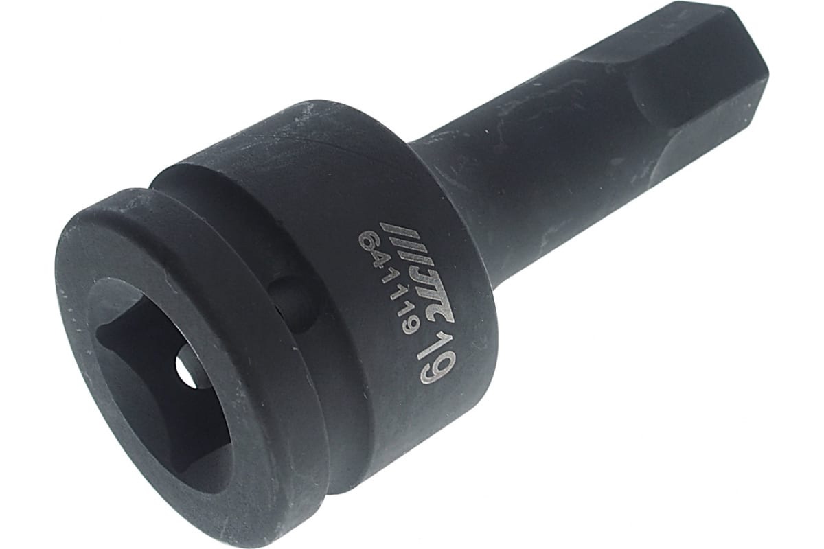 

Бита-Головка 3/4" Hex Н19 Ударная L=100Мм Jtc Jtc-641119