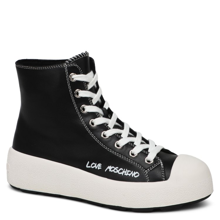 

Кеды женские Love Moschino JA15875G FW23 черные 35 EU, Черный, JA15875G FW23