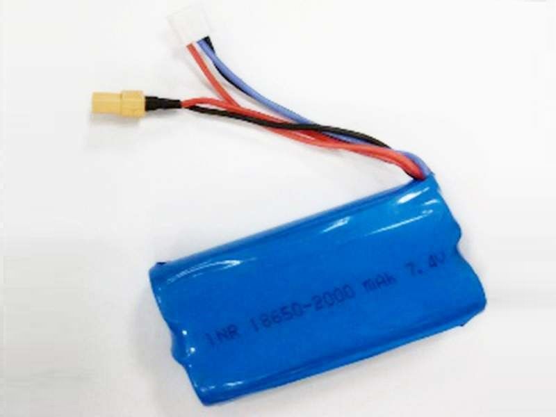 Аккумулятор Li-Po 2000mAh, 74V JST для Huina 1580, 1582, 1583 аккумуляторная батарея reactor 75 а ч 6 ст апз обратная полярность