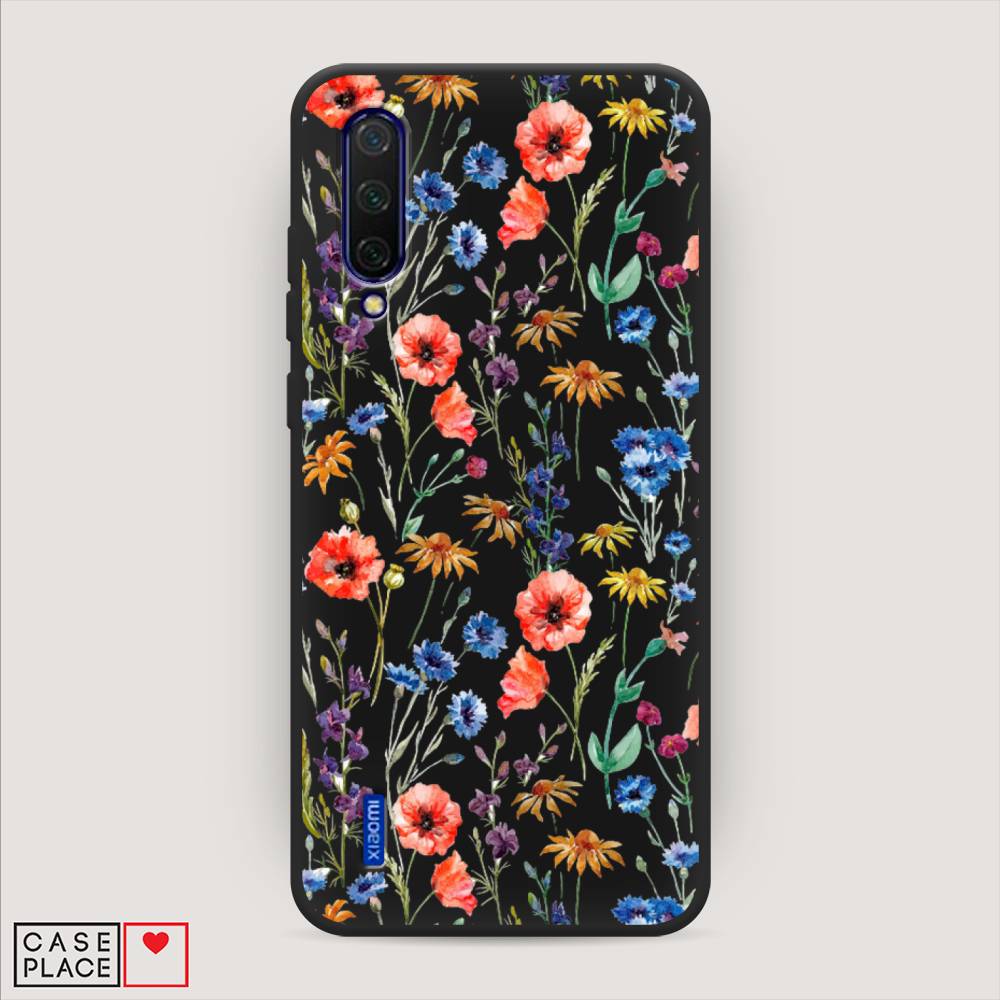 

Чехол Awog на Xiaomi Mi CC9/Mi A3 Lite/Mi 9 Lite "Маки и васильки фон", 36152-1