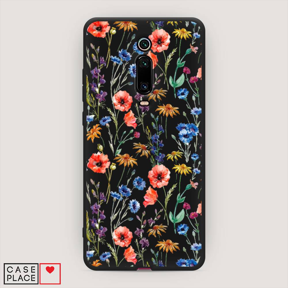 

Чехол Awog на Xiaomi Redmi K20/K20 Pro/Mi 9T/9T Pro "Маки и васильки фон", 35852-1