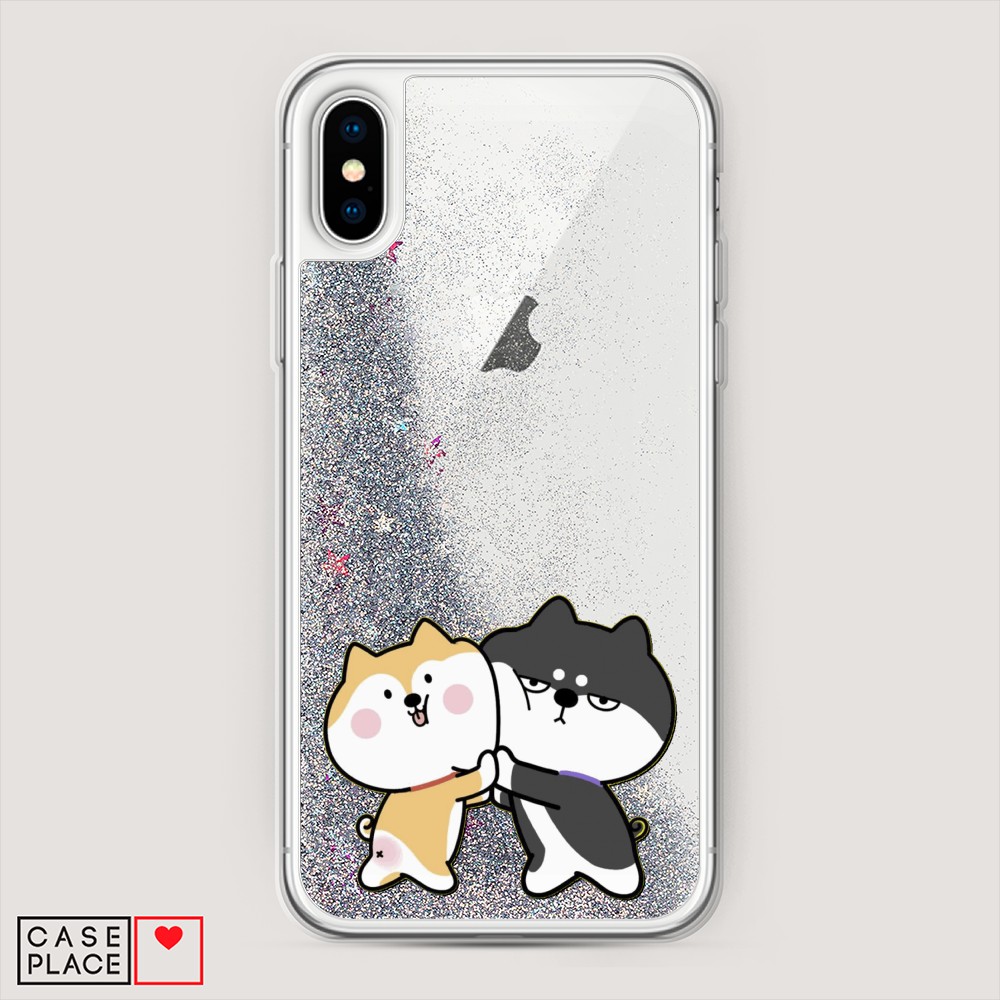 

Чехол Awog на Apple iPhone XS Max (10S Max) / Айфон XS Max (10S Max) "Обнимашки акита", Разноцветный, 11991-1