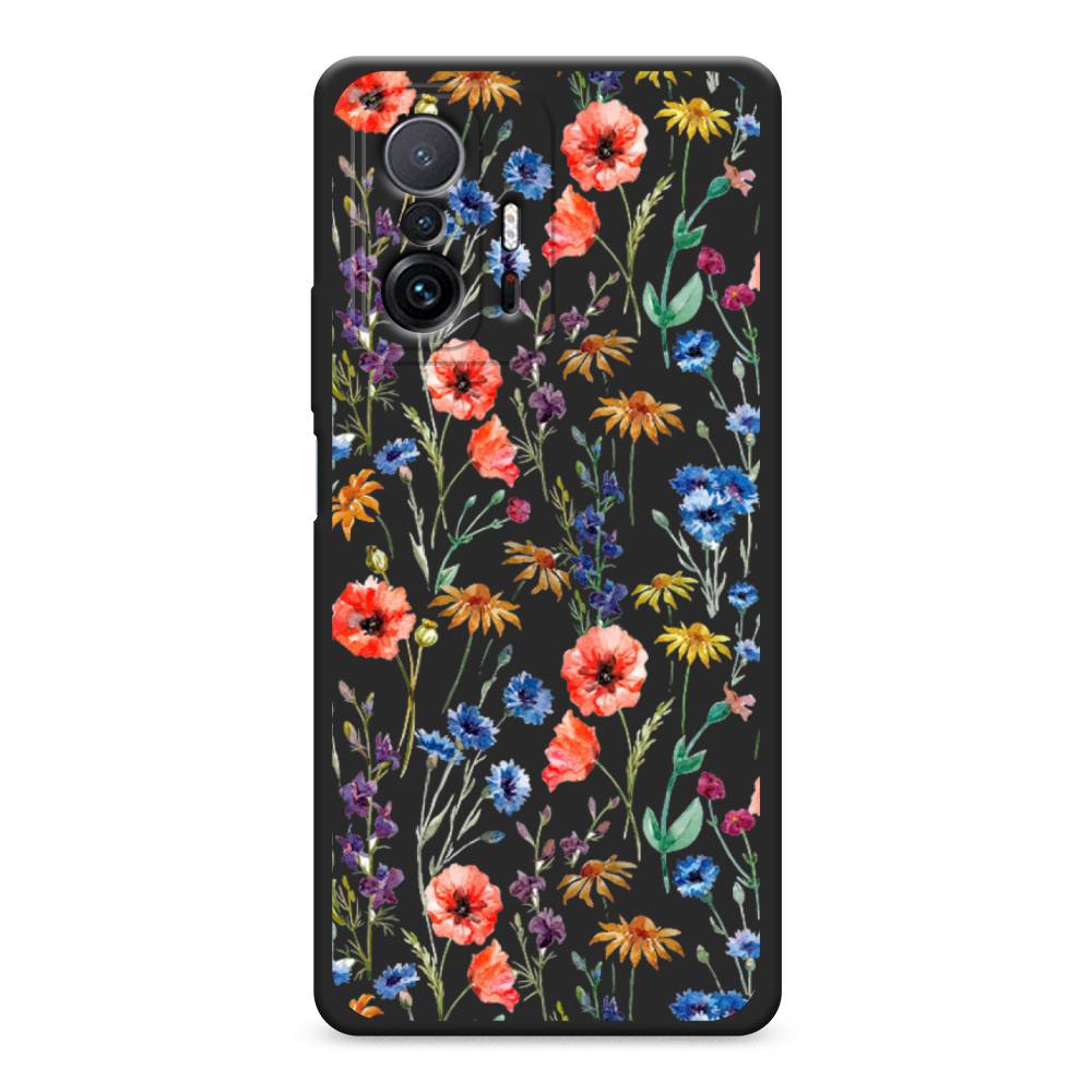 

Чехол Awog на Xiaomi Mi 11T/11T Pro "Маки и васильки фон", 313752-1