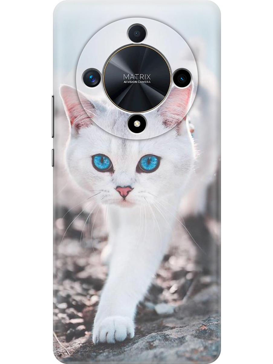 

Силиконовый чехол на Honor X9b / X50 с принтом "Голубоглазый кот", Прозрачный;белый;серый;синий, 781974312