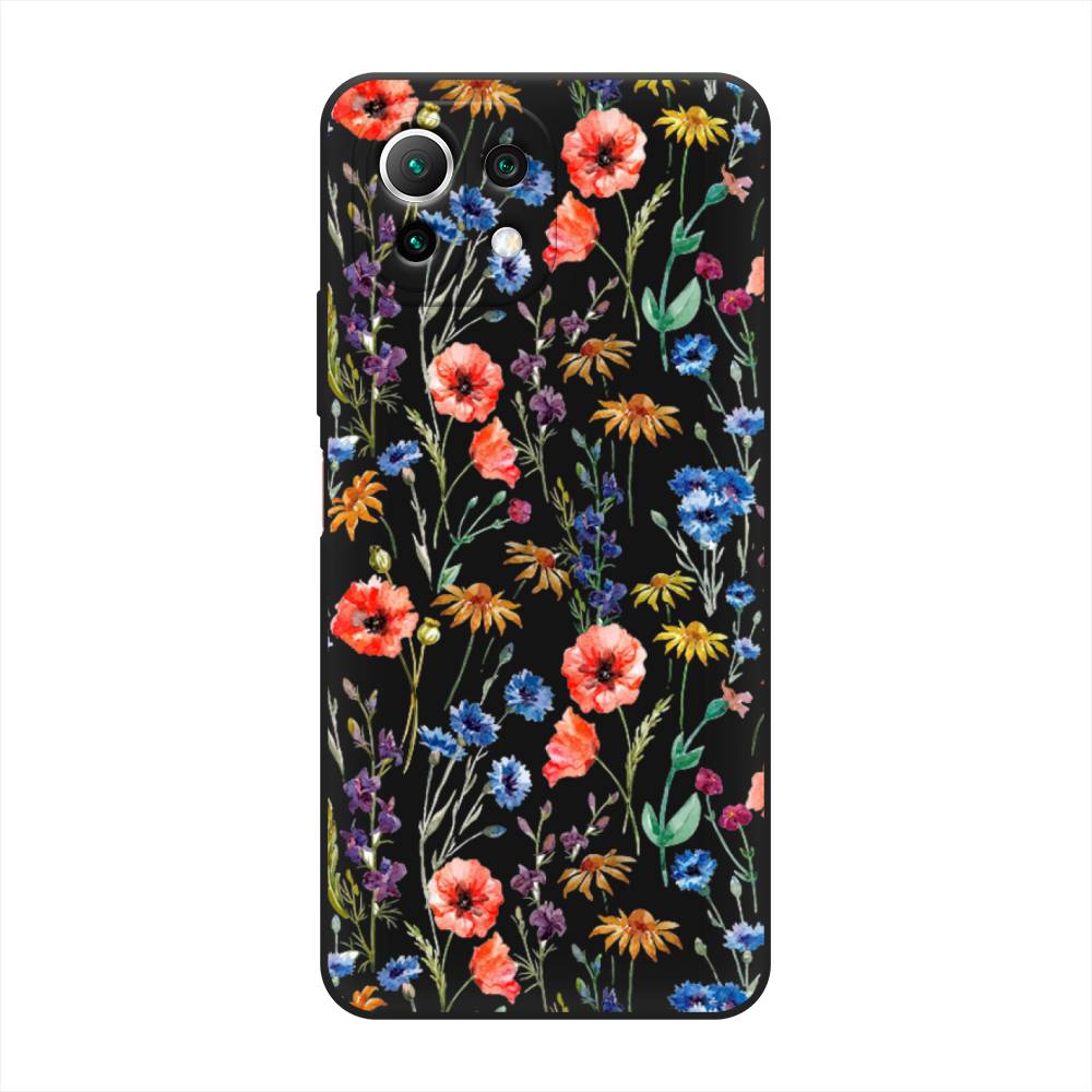 

Чехол Awog на Xiaomi Mi 11 Lite/5G NE "Маки и васильки фон", 310252-1