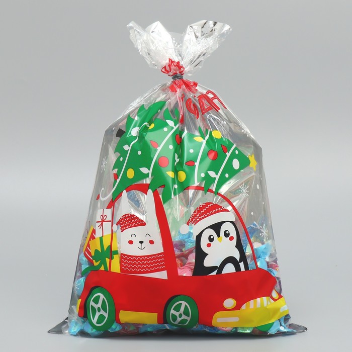 

Пакет пластиковый Дарите Счастье Яркого НГ 20  30 см 20 шт, Разноцветный