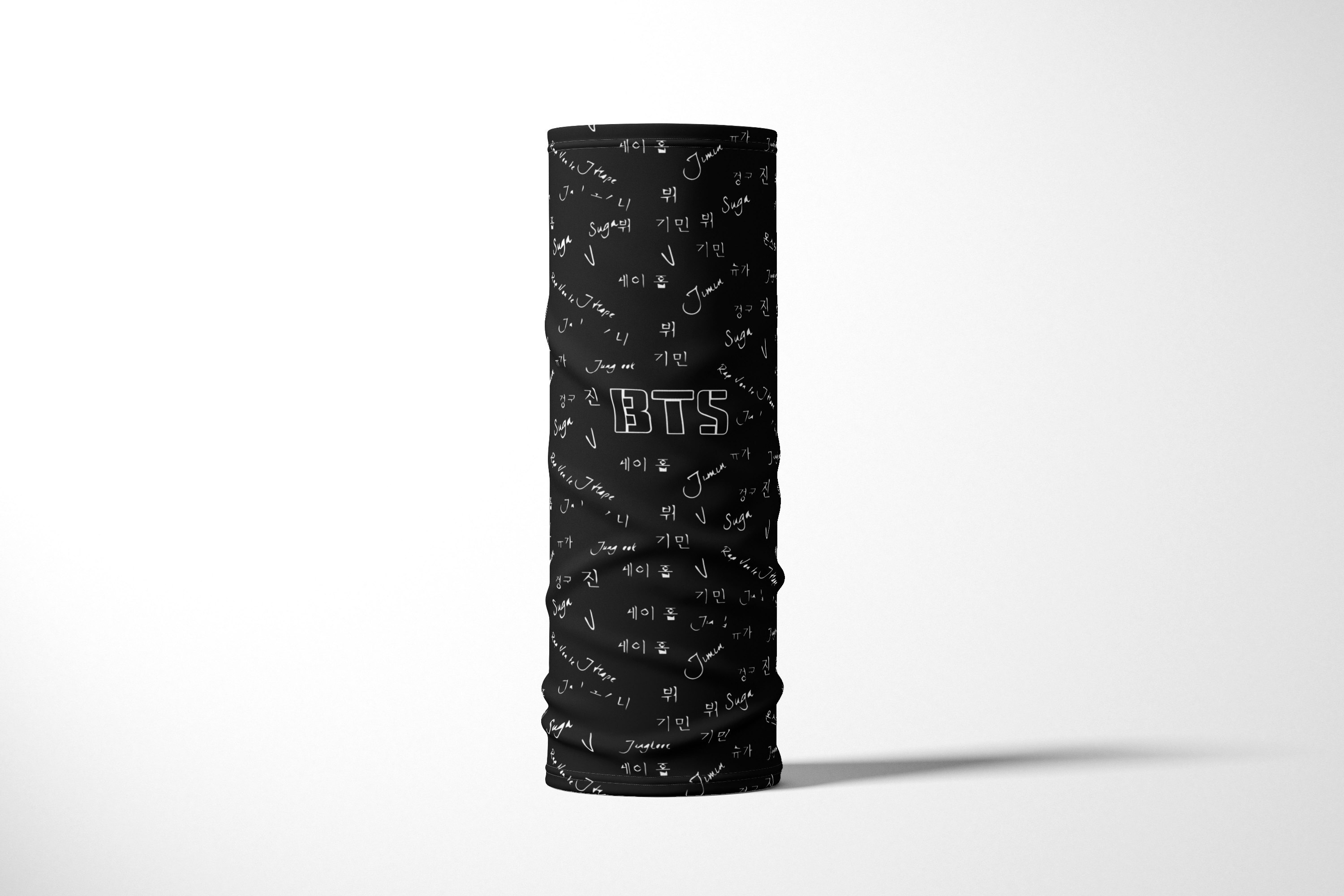 

Бандана / Бафф / Снуд-трансформер / K pop / BTS, Черный;серый, BBuffVM_VM1605123