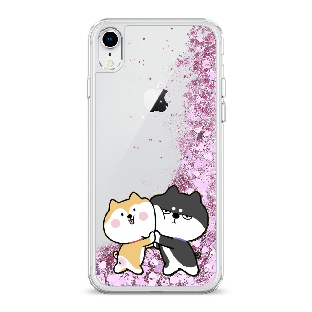 

Чехол Awog на Apple iPhone XR (10R) / Айфон XR (10R) "Обнимашки акита", 12094-1