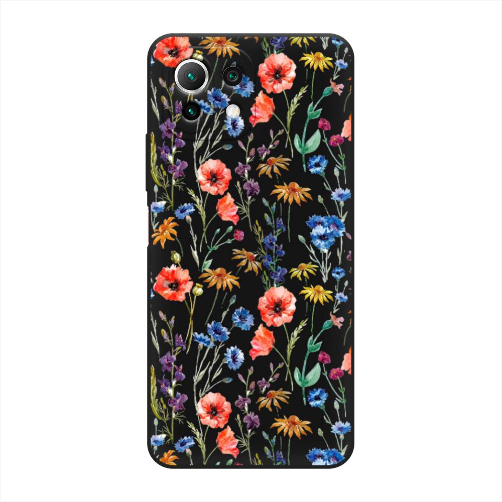 

Чехол Awog на Xiaomi Mi 11 Lite/5G NE "Маки и васильки фон", 311752-1