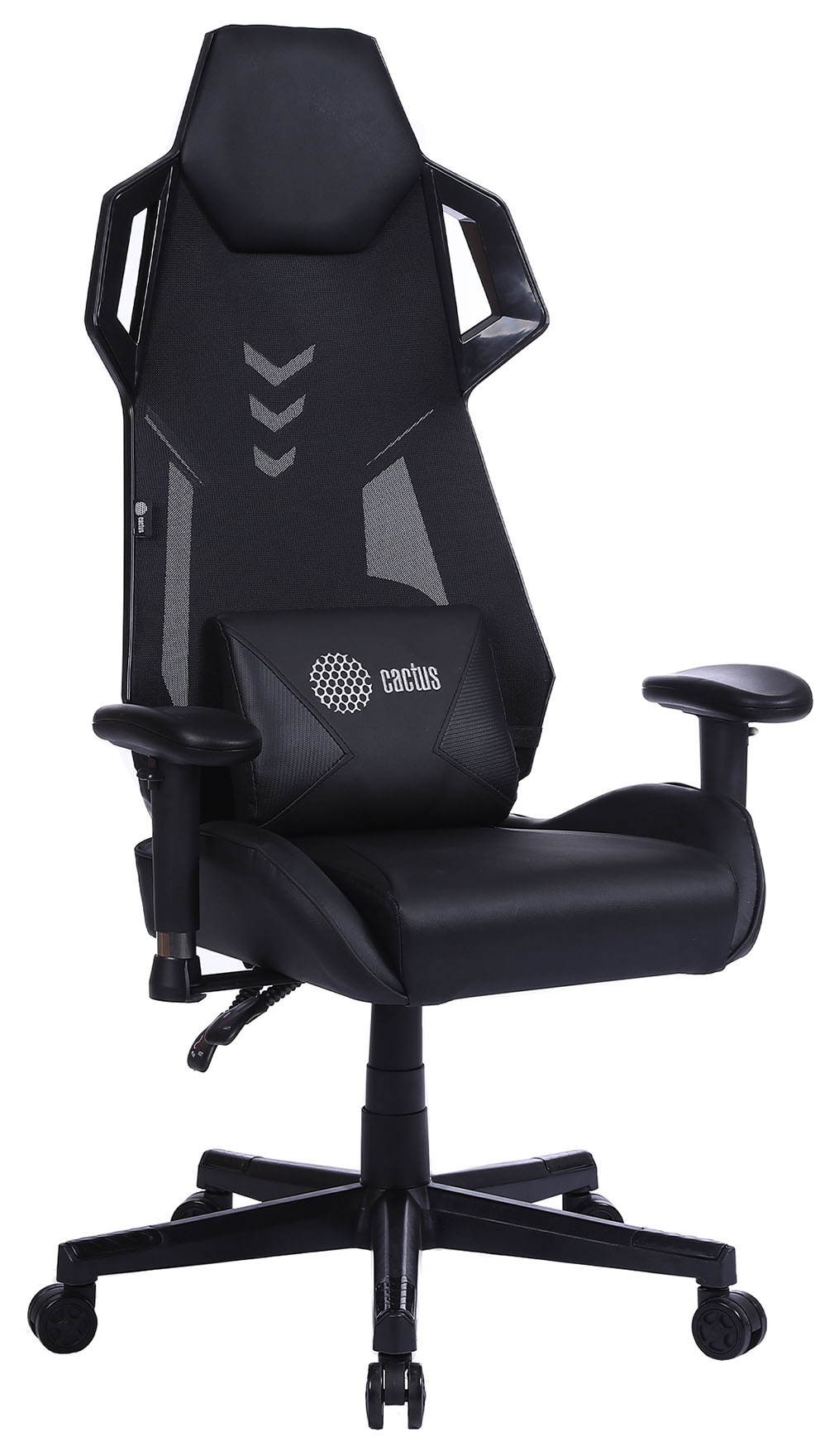 Кресло игровое Cactus CS-CHR-090BL черный сиденье черный эко.кожа крестовина пластик