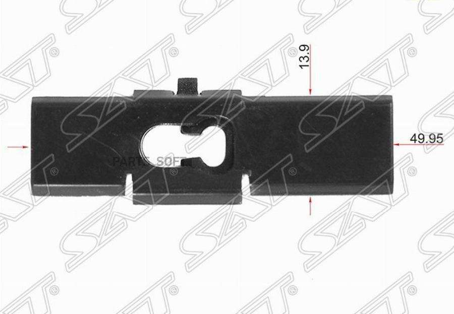 

Клипса Молдинга Gm (1 Шт.) SAT STM11028