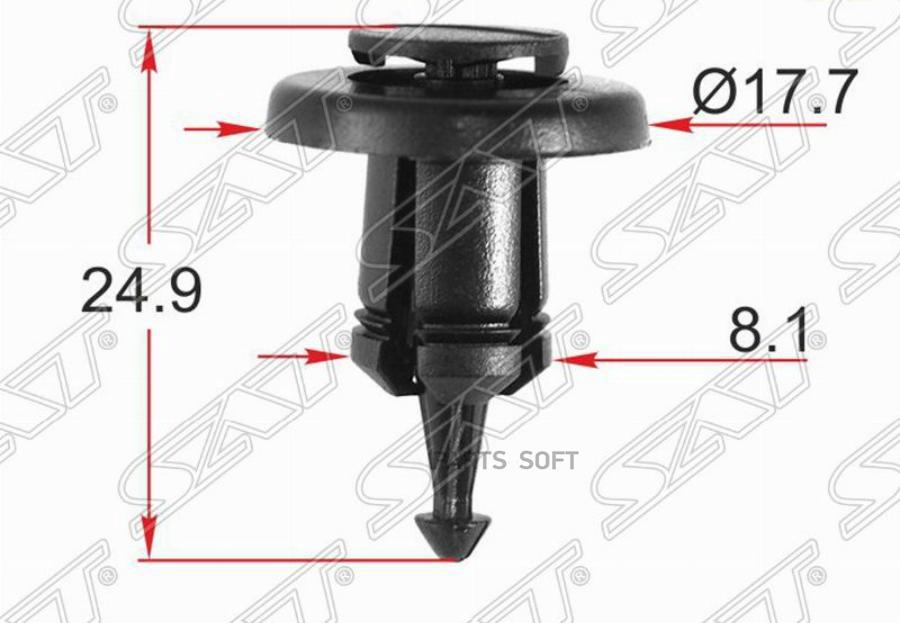 

Клипса Крепежная Nissan/Renault (1 Шт.) SAT STKE362