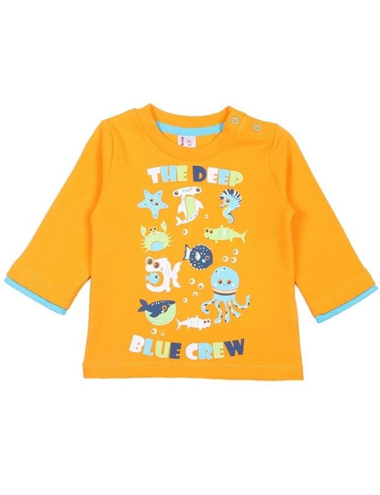 Лонгслив детский Cherubino 61805 (172) CSN оранжевый, 62