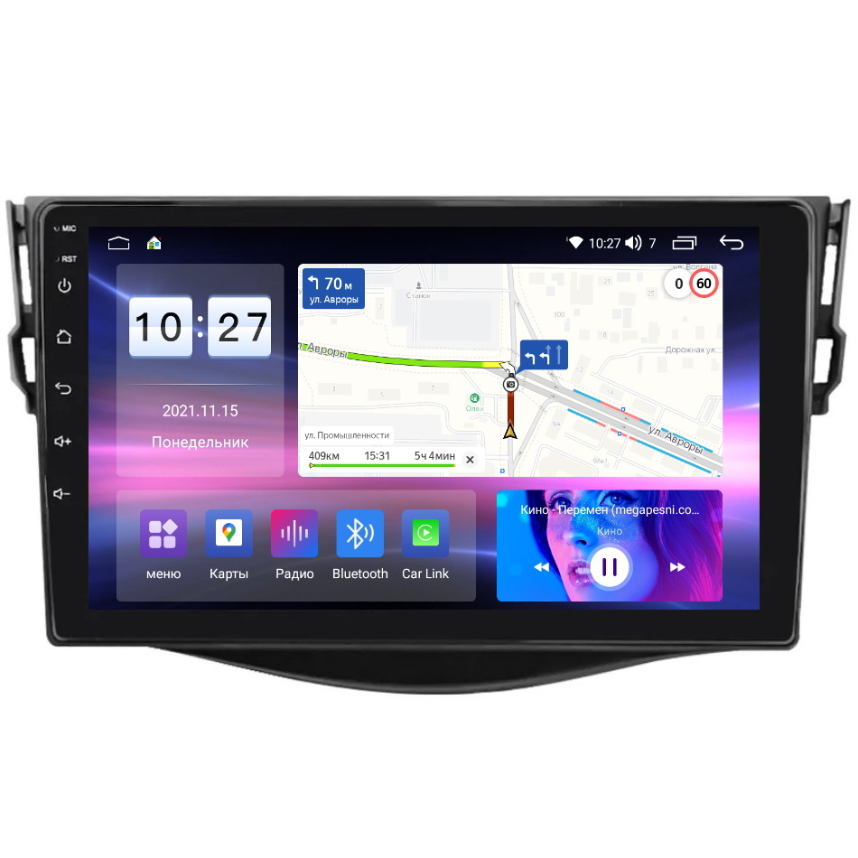 Магнитола CRS-300 M200S Тойота Рав4 Toyota RAV4 2006-2012 - Android 13 - IPS - CarPlay