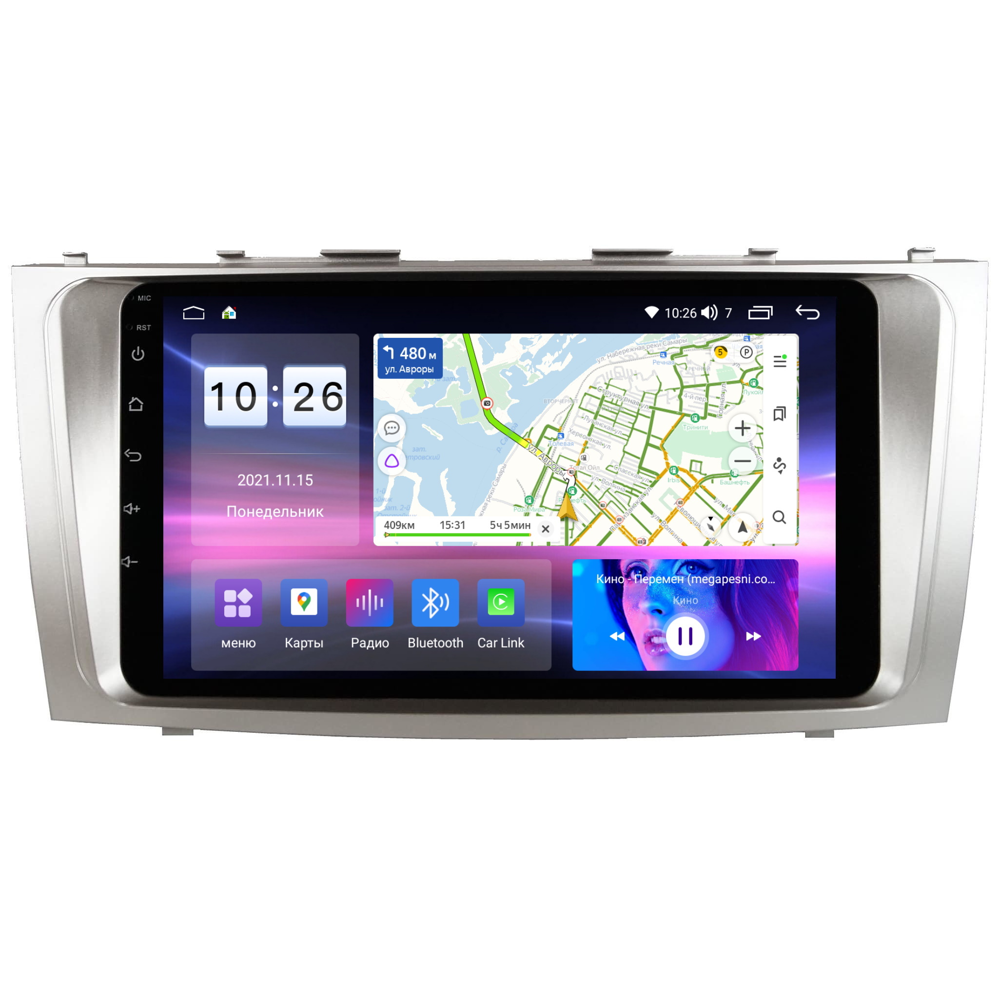 Магнитола CRS-300 M200S Тойота Камри 2006-2011 Toyota Camry 40 - Android 13 - IPS  CarPlay