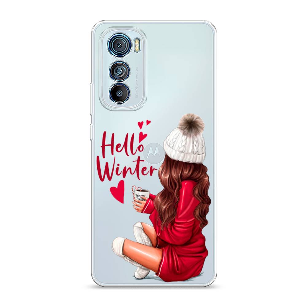 

Чехол на Motorola Edge 30 "Hello winter", Красный;белый;коричневый, 243250-5