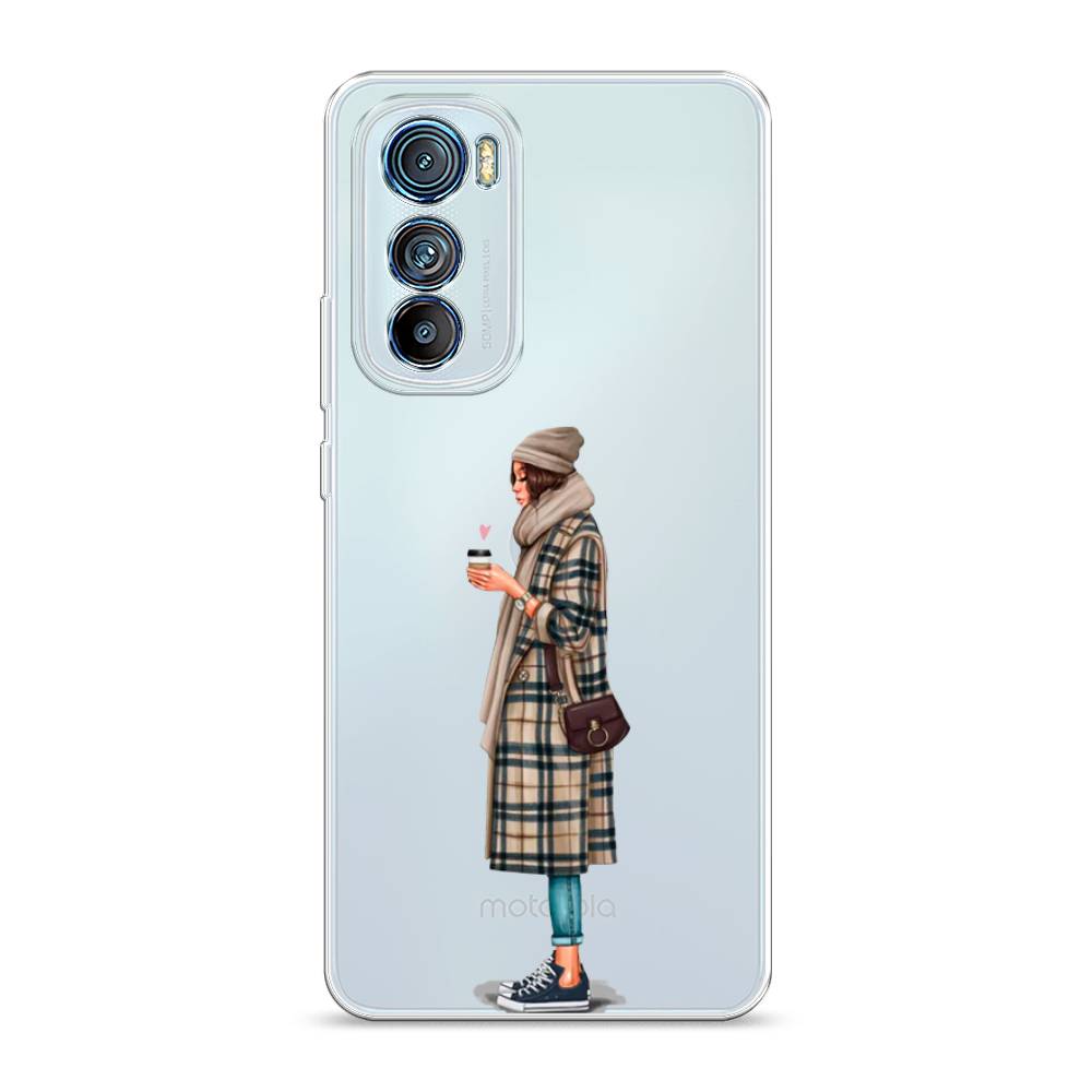 

Чехол на Motorola Edge 30 "Утренний кофе", Коричневый;бежевый, 243250-6