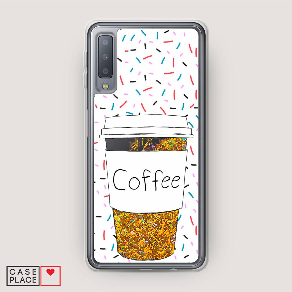 

Чехол Awog "Coffee прозрачный стакан" для Samsung Galaxy A7 2018, 26790-1