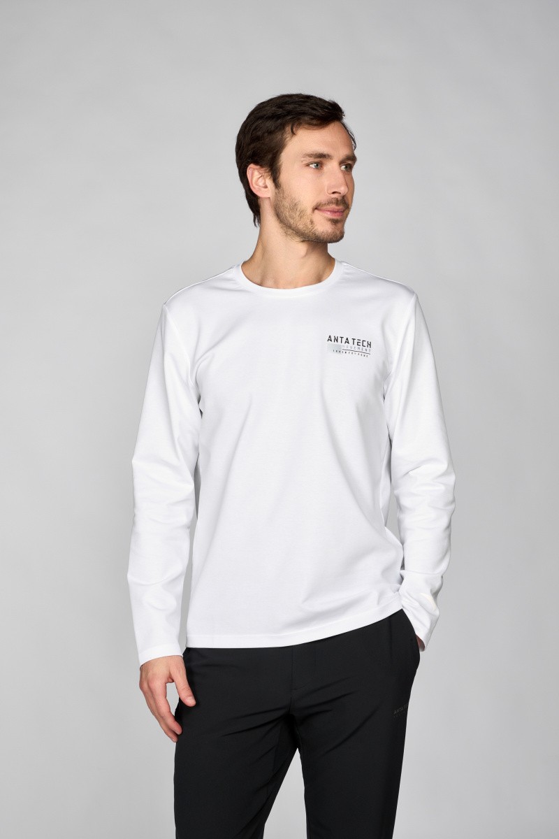 

Лонгслив мужской Anta 852417403 Training ECOCOSY белый 2XL, 852417403 Training ECOCOSY