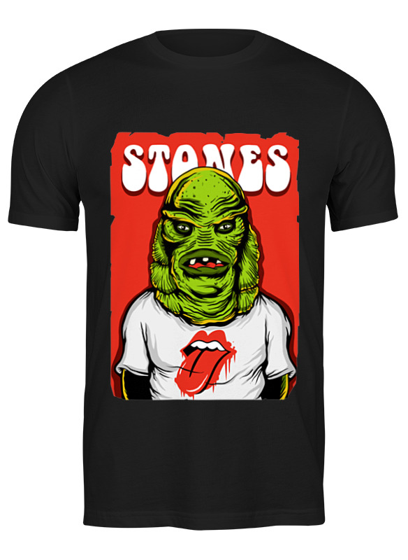 

Футболка мужская Printio Stones черная S, Черный, Stones