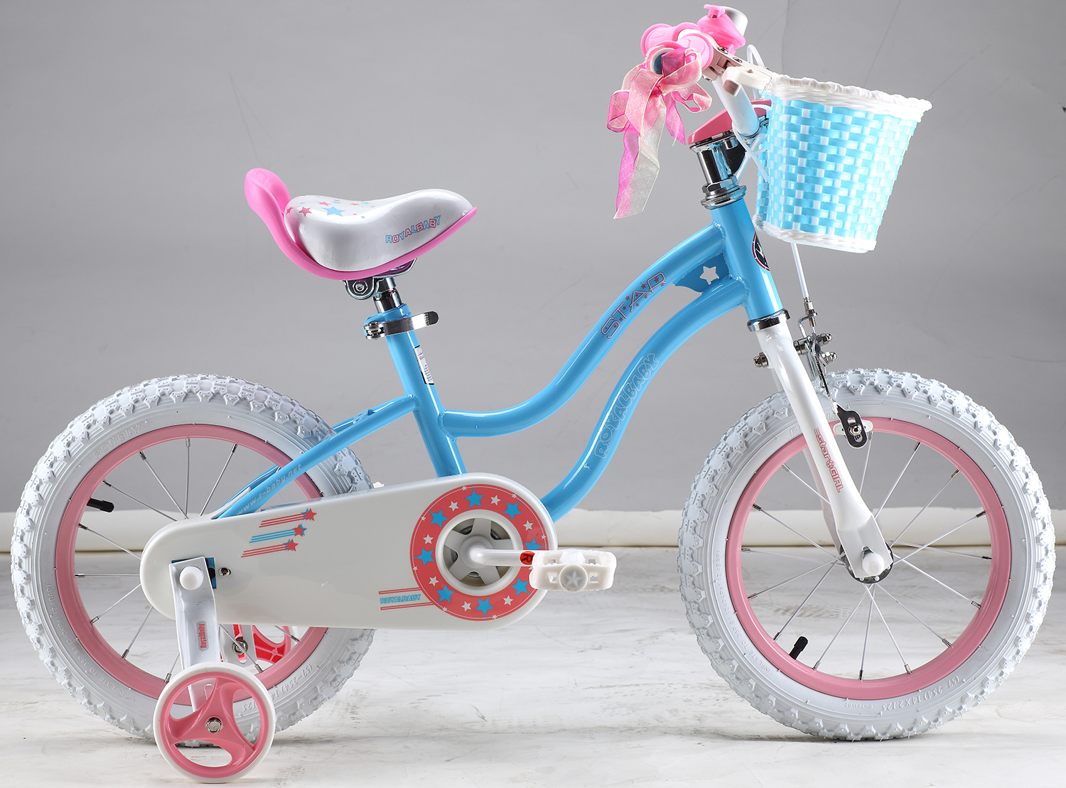 фото Велосипед royal baby stargirl steel 14" rb14g-1_голубой