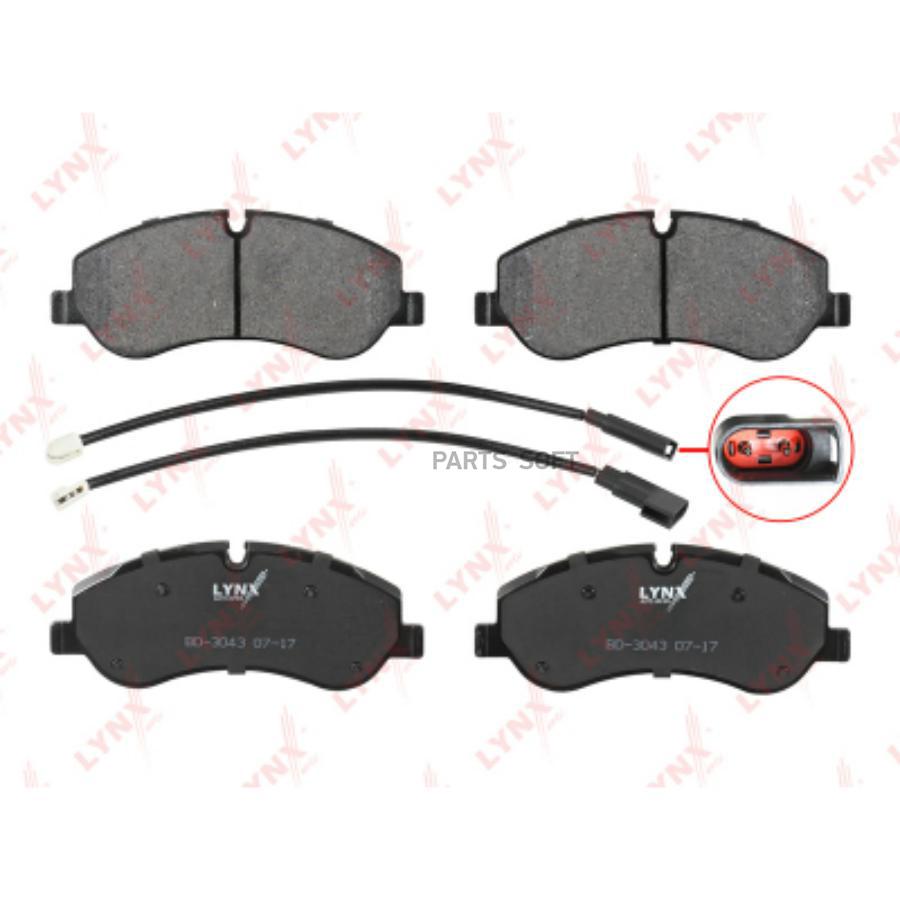 

Тормозные колодки Lynxauto BD3043