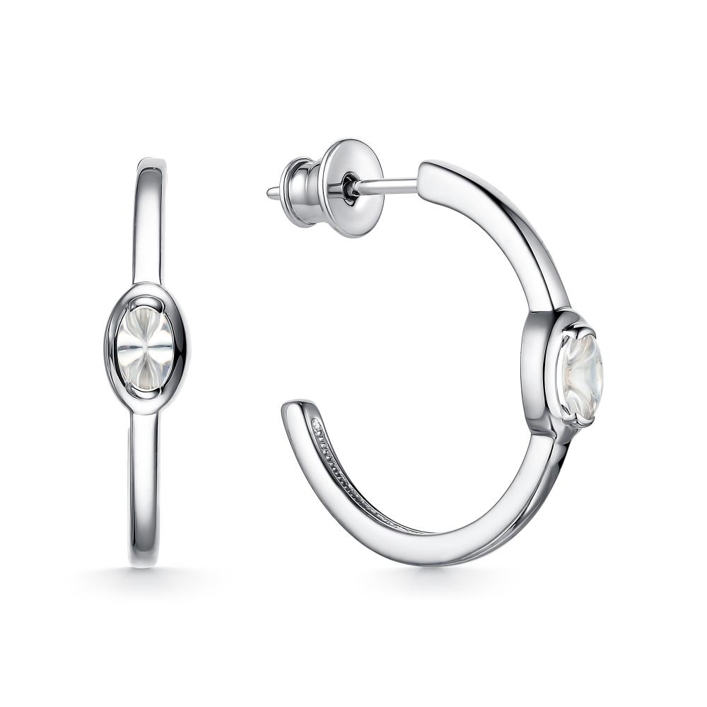 

Серьги из серебра с swarovski АЛЬКОР 02-2473_00СВ-00, 02-2473_00СВ-00