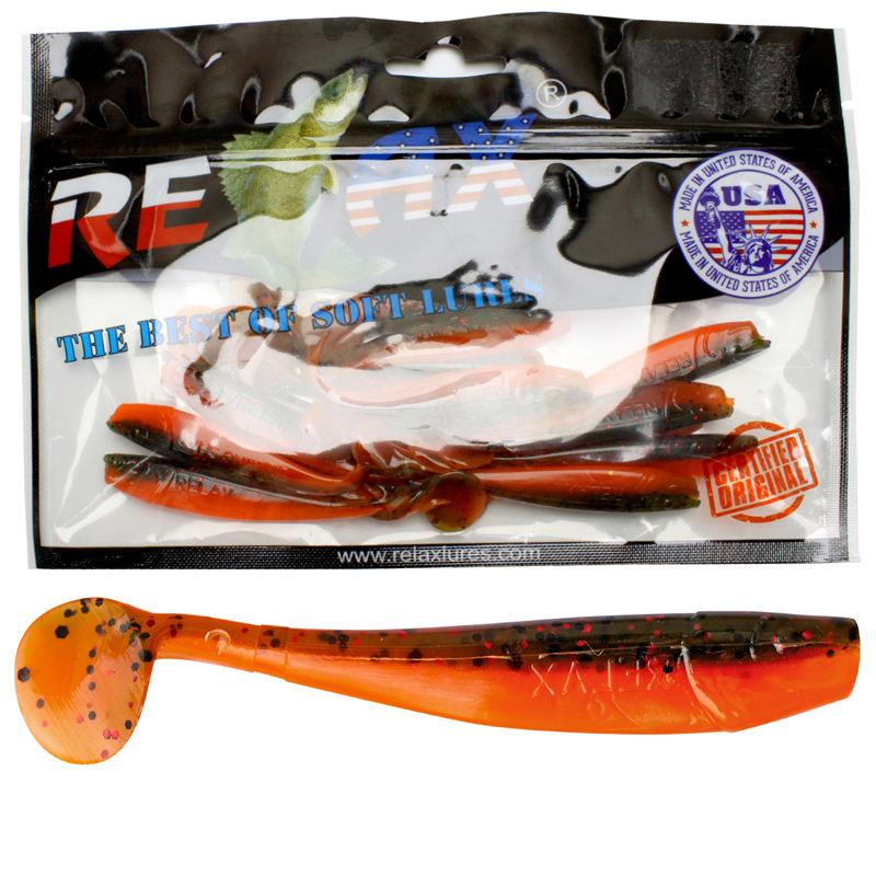 

Мягкая силиконовая приманка риппер RELAX KINGSHAD LAMINAT (4.5 / L067 (Orange,, Оранжевый;красный, Kingshad Laminat