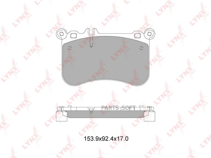 

Тормозные колодки Lynxauto BD5355
