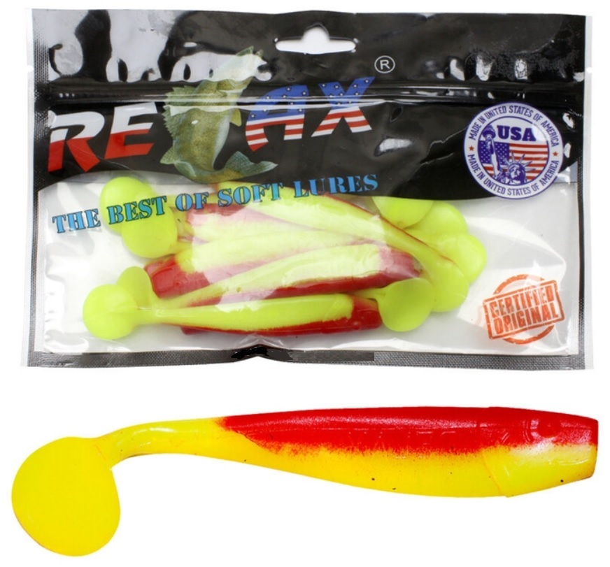 

Мягкая силиконовая приманка риппер RELAX KINGSHAD (S057 (Silk, Red) /, Зеленый;красный, Kingshad